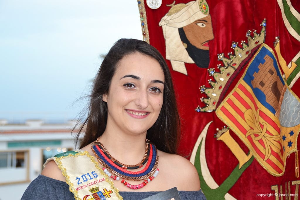 Abanderada Mora del 2016,  Mar García Pastor