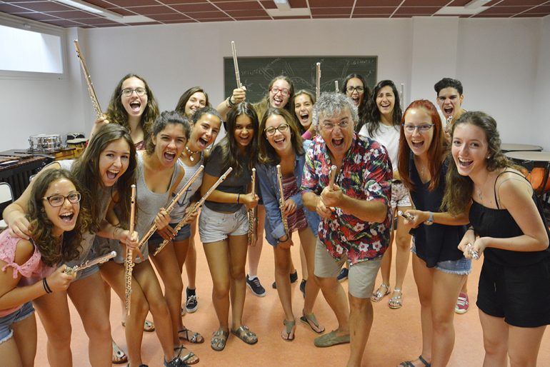 Alumnos flauta Musica al Estiu 2016