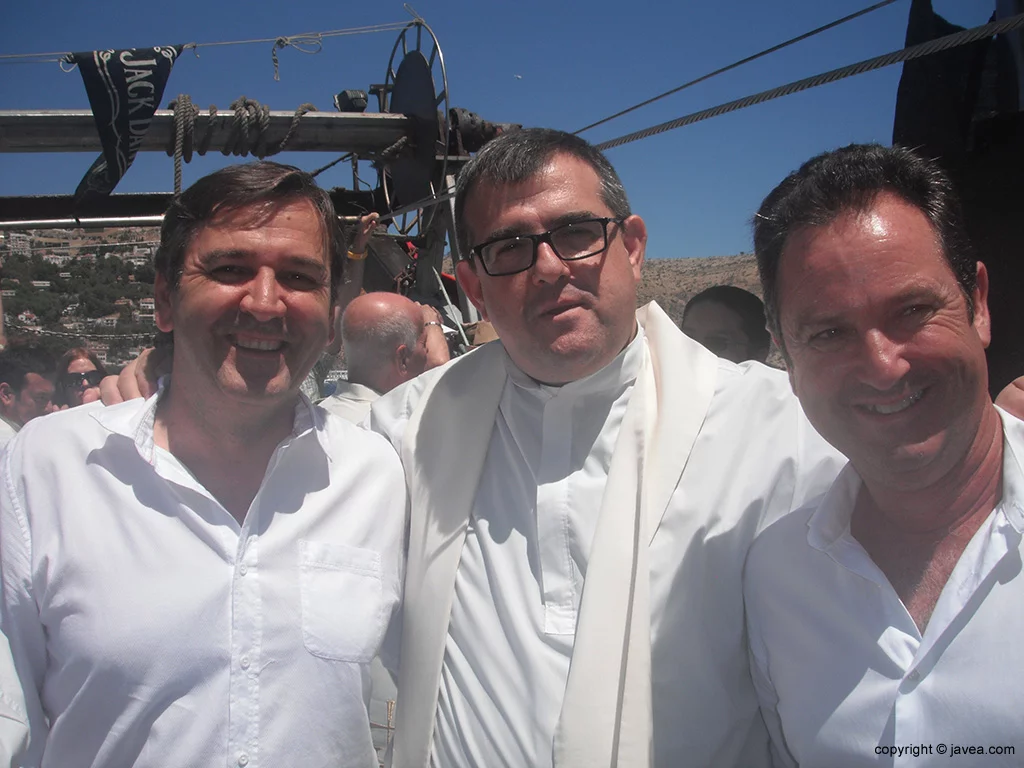 Antonio Miragall, Fernando Maño y Juan José García