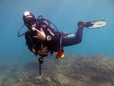 Buceador Buceo Puerto Javea