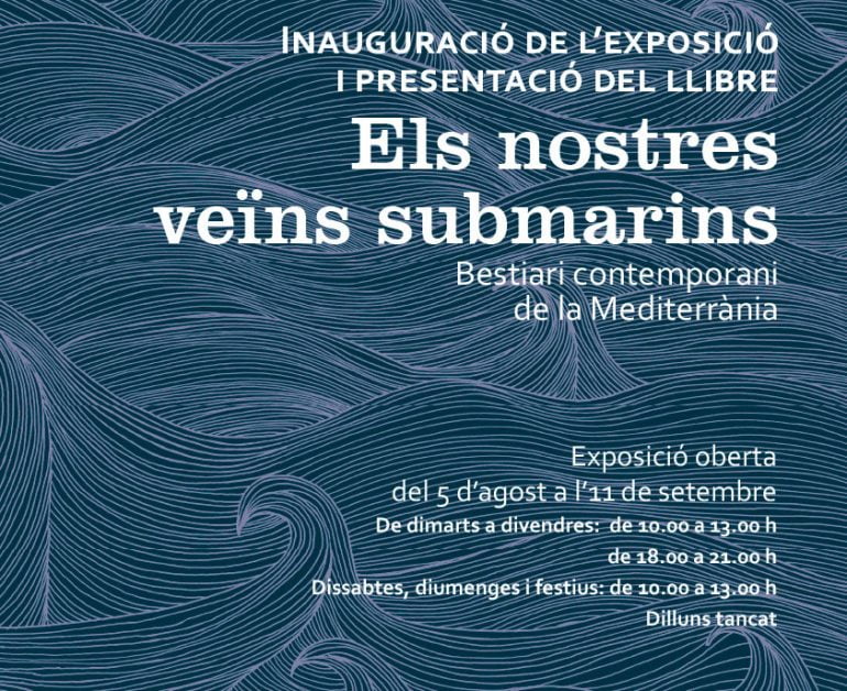 Cartel de la exposición Veïns submarins