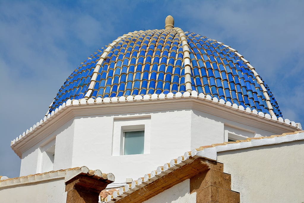 Cúpula de la ermita del Calvario tras su rehabilitación
