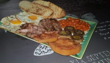 Desayuno inglés en El Raconet