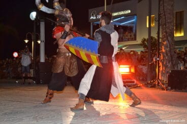 Feroz combate