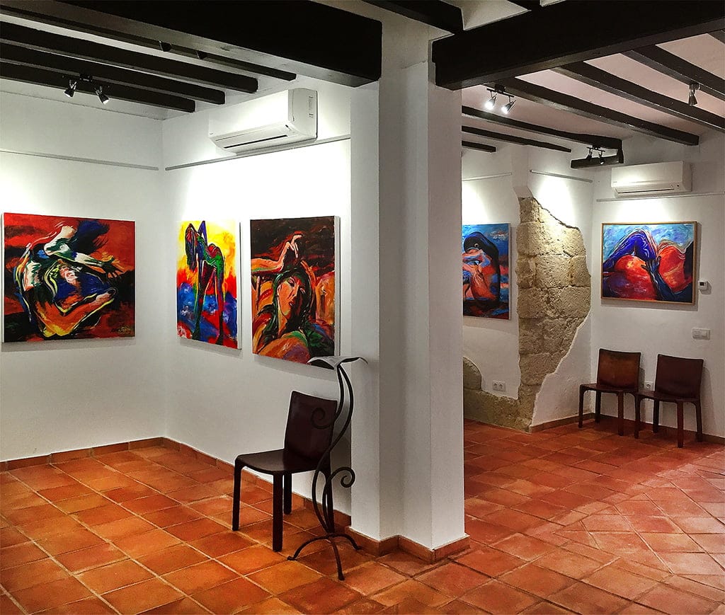 Obras de la exposición de Rod Davis