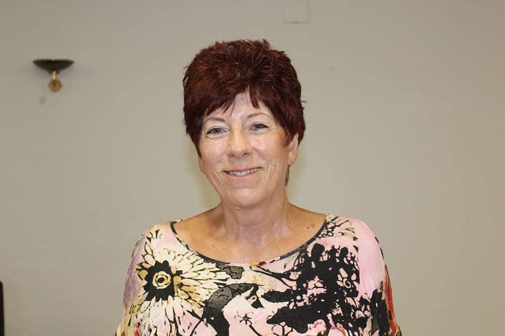 La residente Anita Lutz