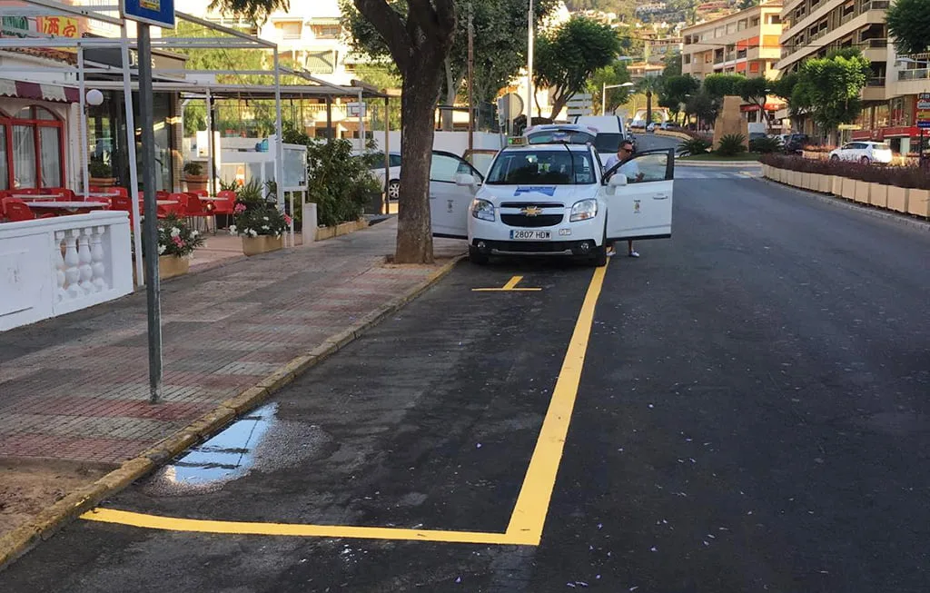 Parada  taxis de la Avd. Lepanto