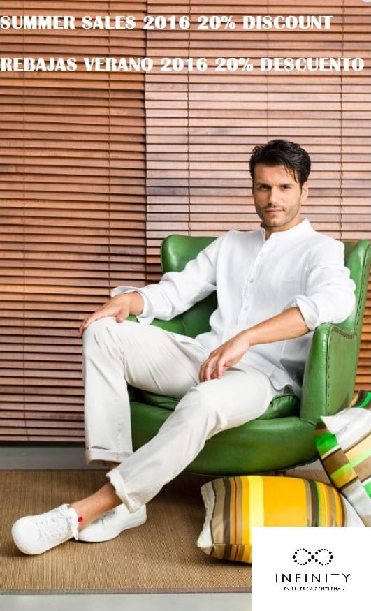 Rebajas moda caballero Infinity 2016