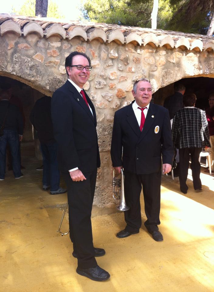 El presidente, Manolo Berenguer y Miguel Sario ‘Miguelet’