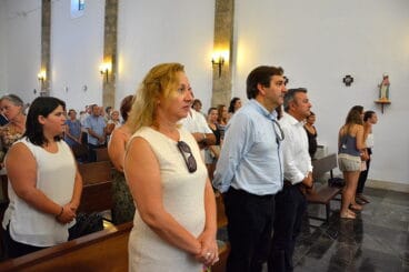 Antonio Miragall y José Chulvi en la misa