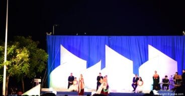 Ballet que actuó durante la presentación