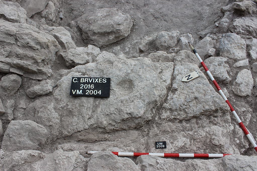 Hallazgo en la Cova de les Bruixes