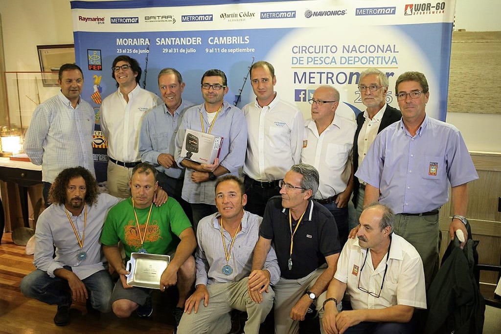 Entrega de trofeos en Santander