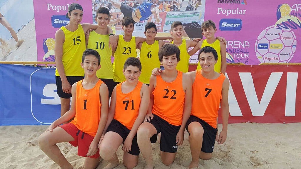 Equipo Infantil Masculino del Club Handbol Xàbia