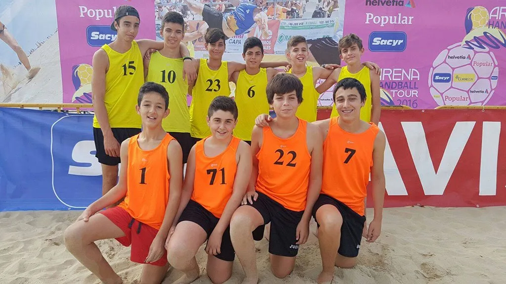 Equipo Infantil Masculino del Club Handbol Xàbia