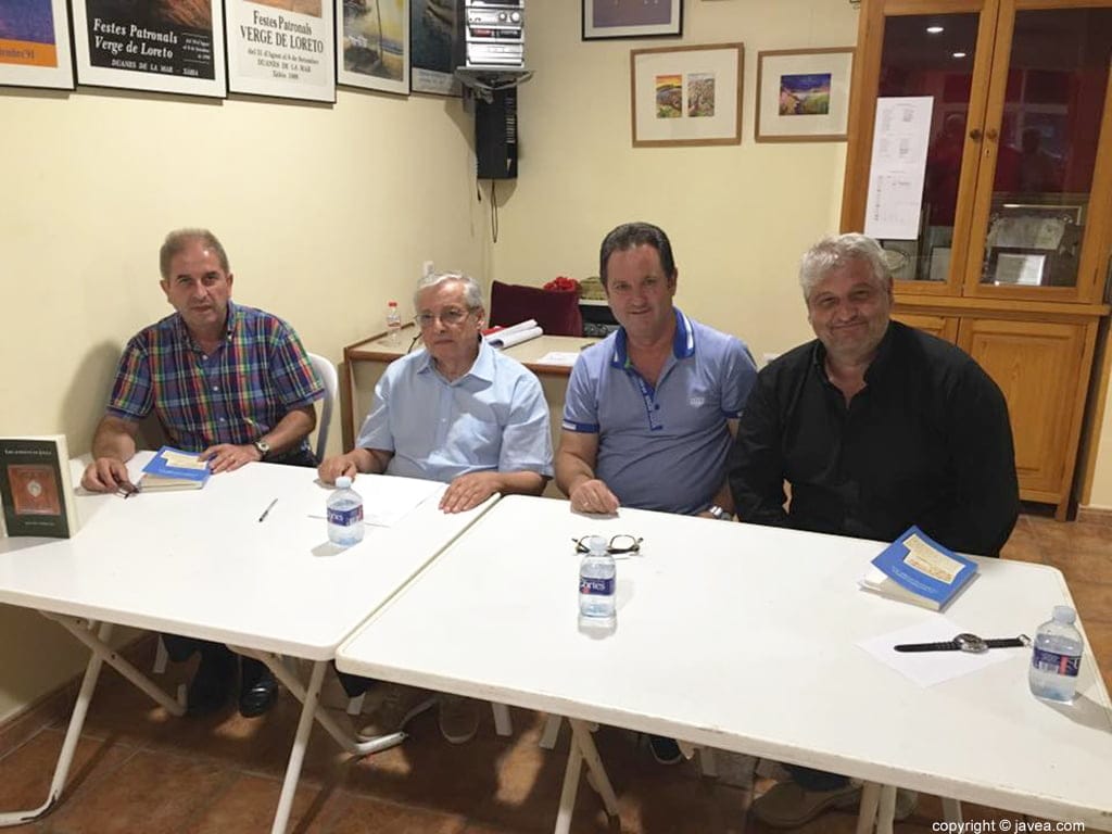Erades, Juan Bautista Codina, Juanjo Pérez y Quico Moragues