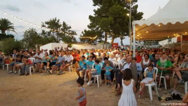 Actuación del humorista en Festes del Portitxol