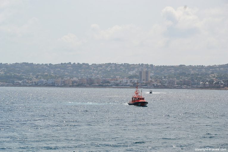 Salvamento Maritimo a su llegada al puerto