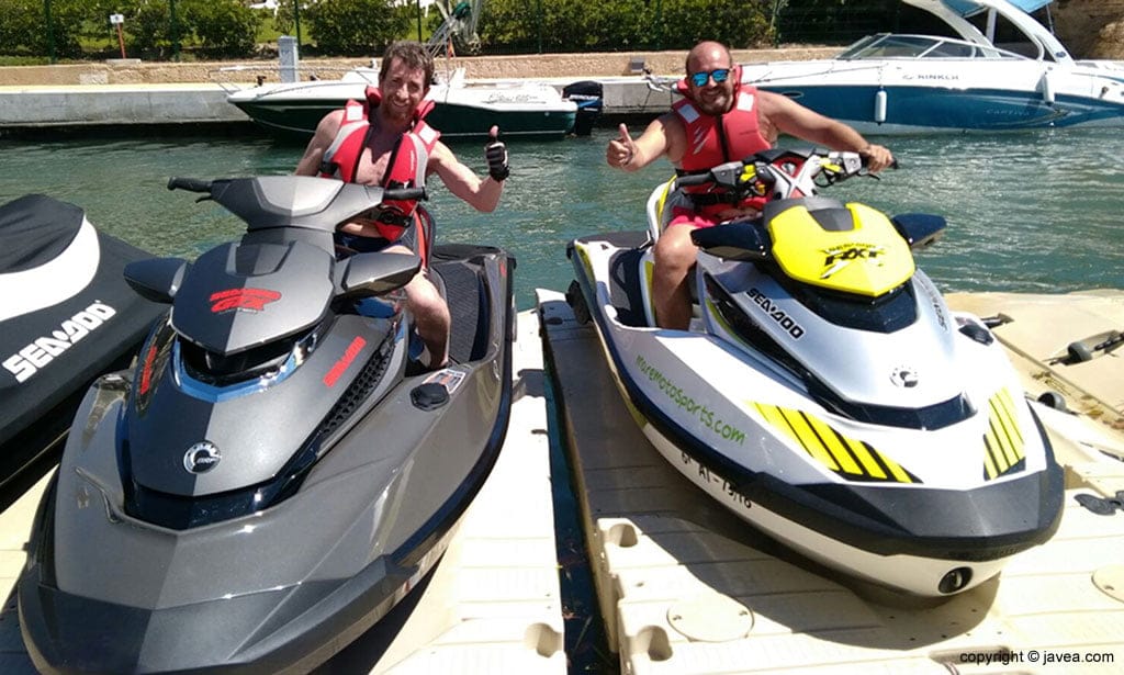 Pablo Motos sobre su moto de agua