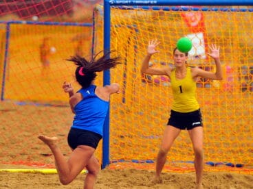 Portera del Club Handbol Xàbia