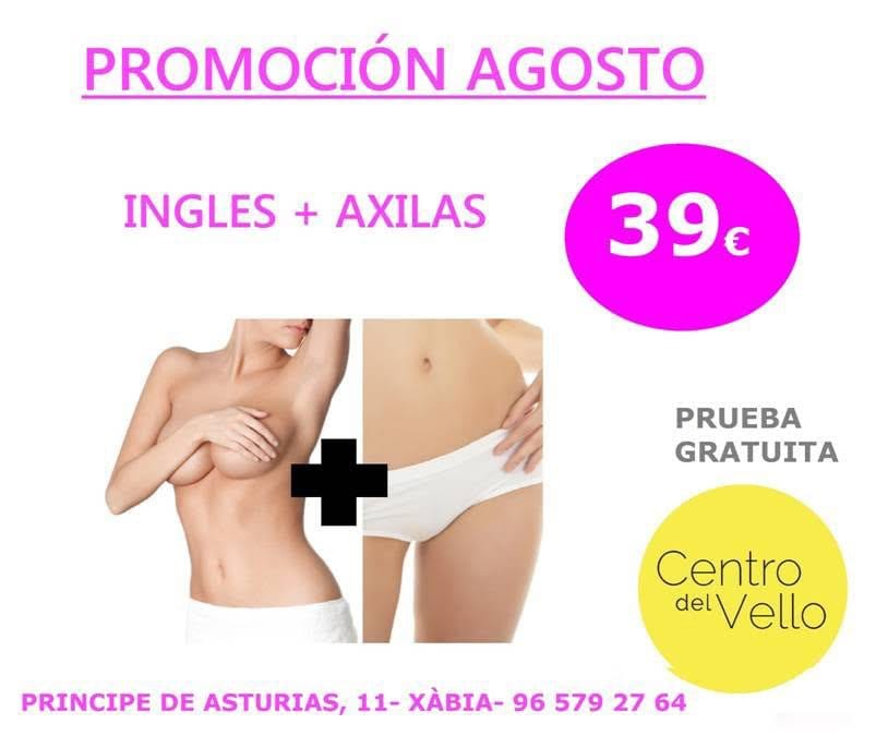 Promoción del mes de agosto Centro del Vello