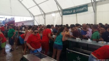 Ambiente en el baret