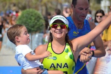 Ana Bisquert entrando en meta