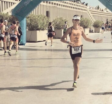 Irene Bolufer en una carrera