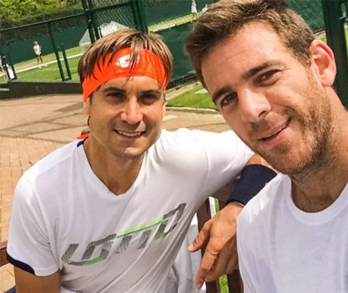 David Ferrer y Juan Martín Del Potro dos grandes amigos