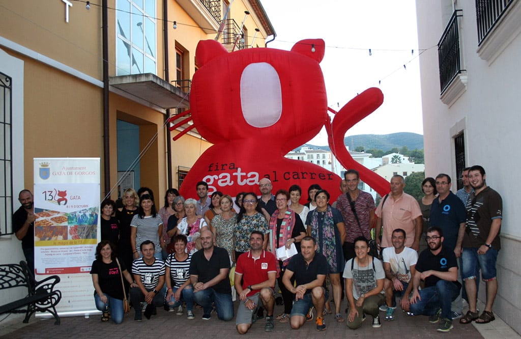 Todos los participantes de la feria