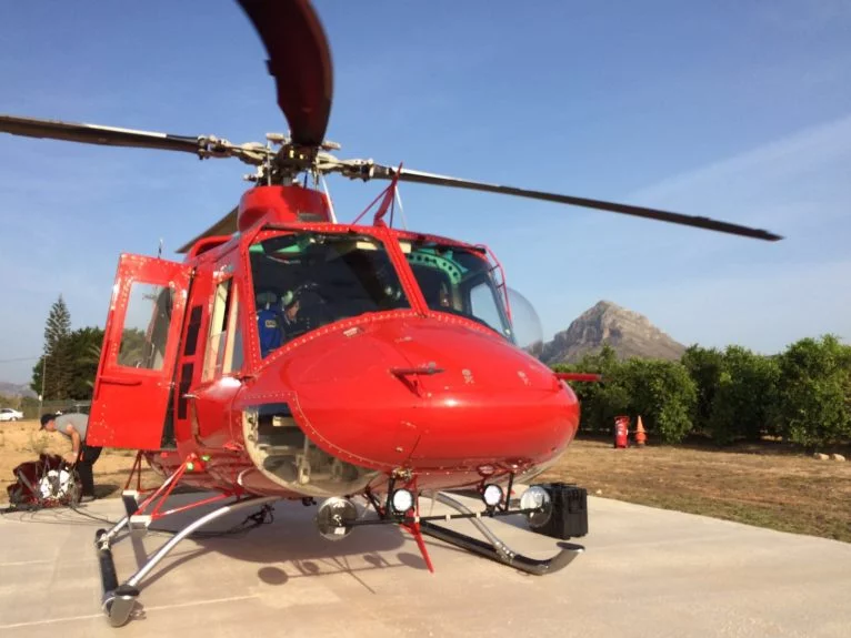 helicoptero de Diputación