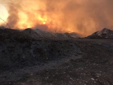 Incendio de la zona Ramblars