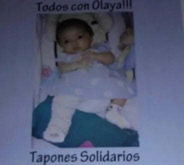 Tapones solidarios para Olaya