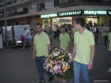 Peñas en la ofrenda
