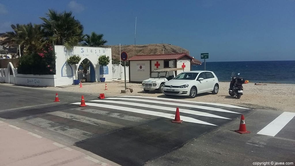 Pintado de los pasos de peatones