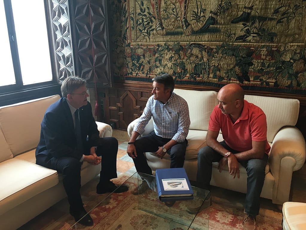 Reunidos con el presidente de la Generalitat