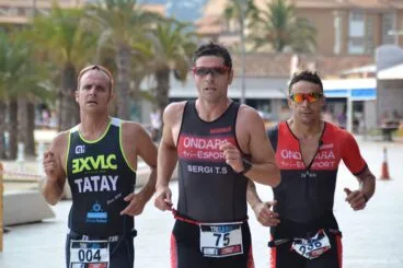 Sergio Torres en la  parte de carrera a píe