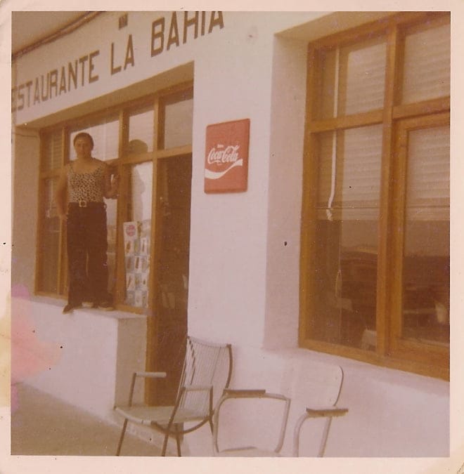 El restaurante Bahia en los años 70