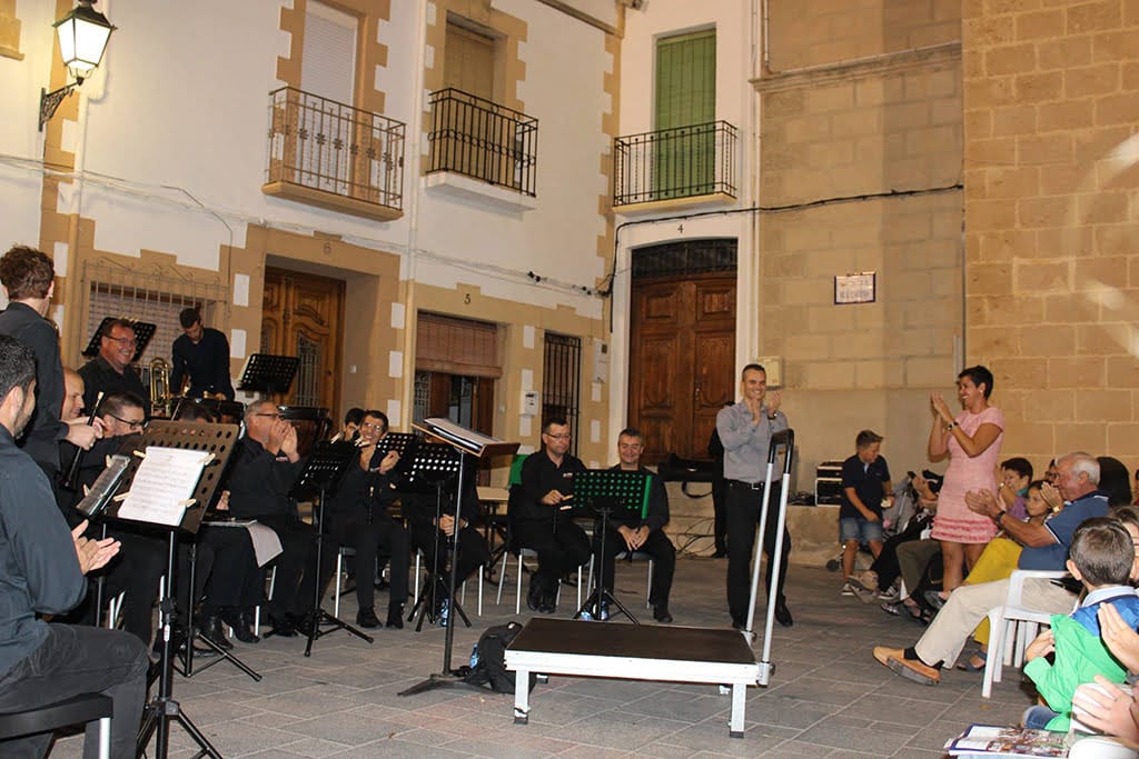 La Colla la Llebetjà durante el concierto