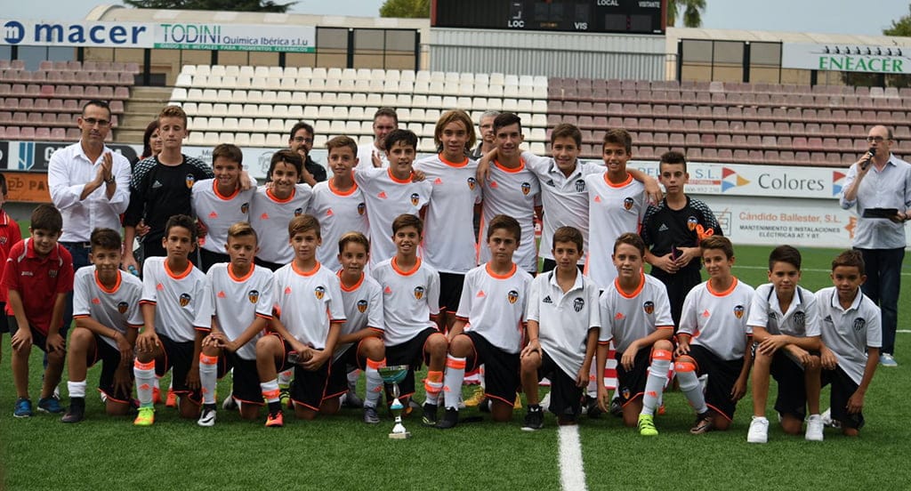 Equipo infantil del Valencia B