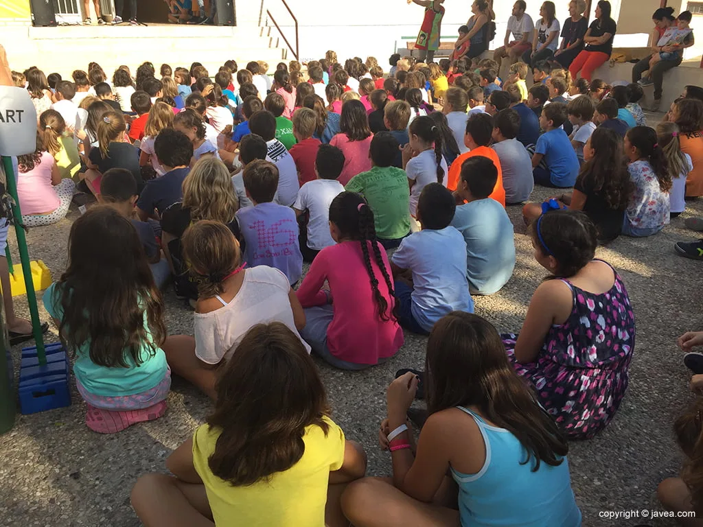 Alumnos de los colegios