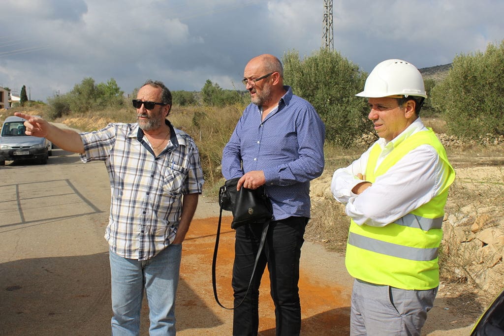 Obras del pozo de Benitatxell