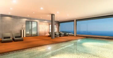 Piscina cubierta Atina Inmobiliaria