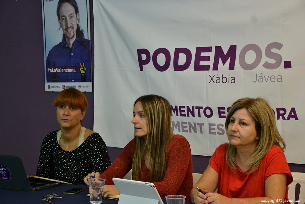 Podemos Xàbia presenta los proyectos sociales
