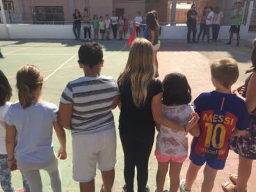 Celebración 9 octubre en los colegios de Xàbia