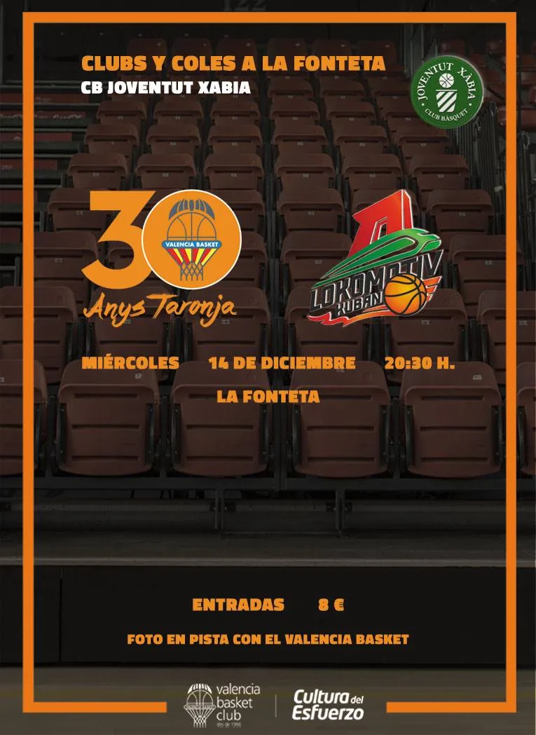Cartel del Valencia Básket