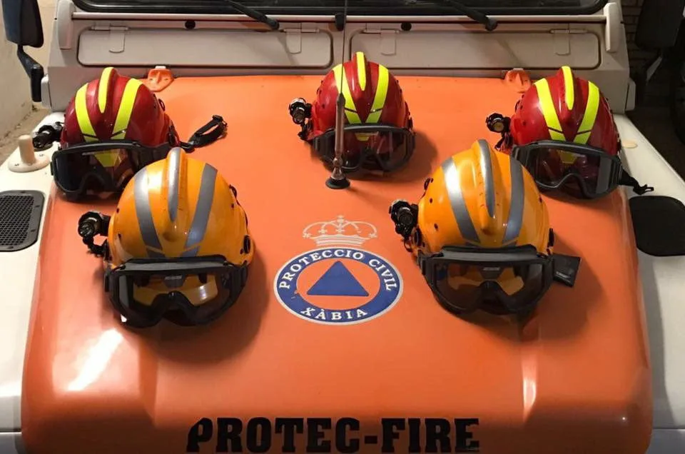 Cascos de Protección Civil