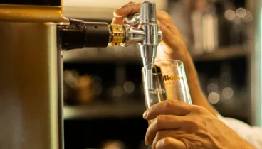 Cerveza para acompañar en La Perla de Jávea