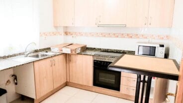 Cocina del apartamento en Pedreguer MarinaBay Homes