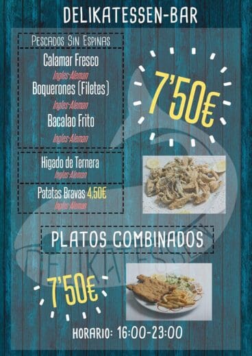 Delikatessen Bar carta